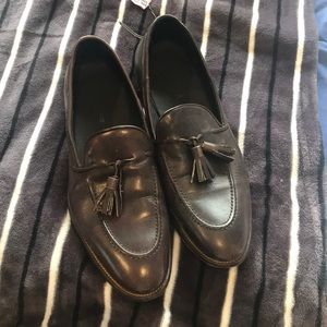 Dark brown dress shoes